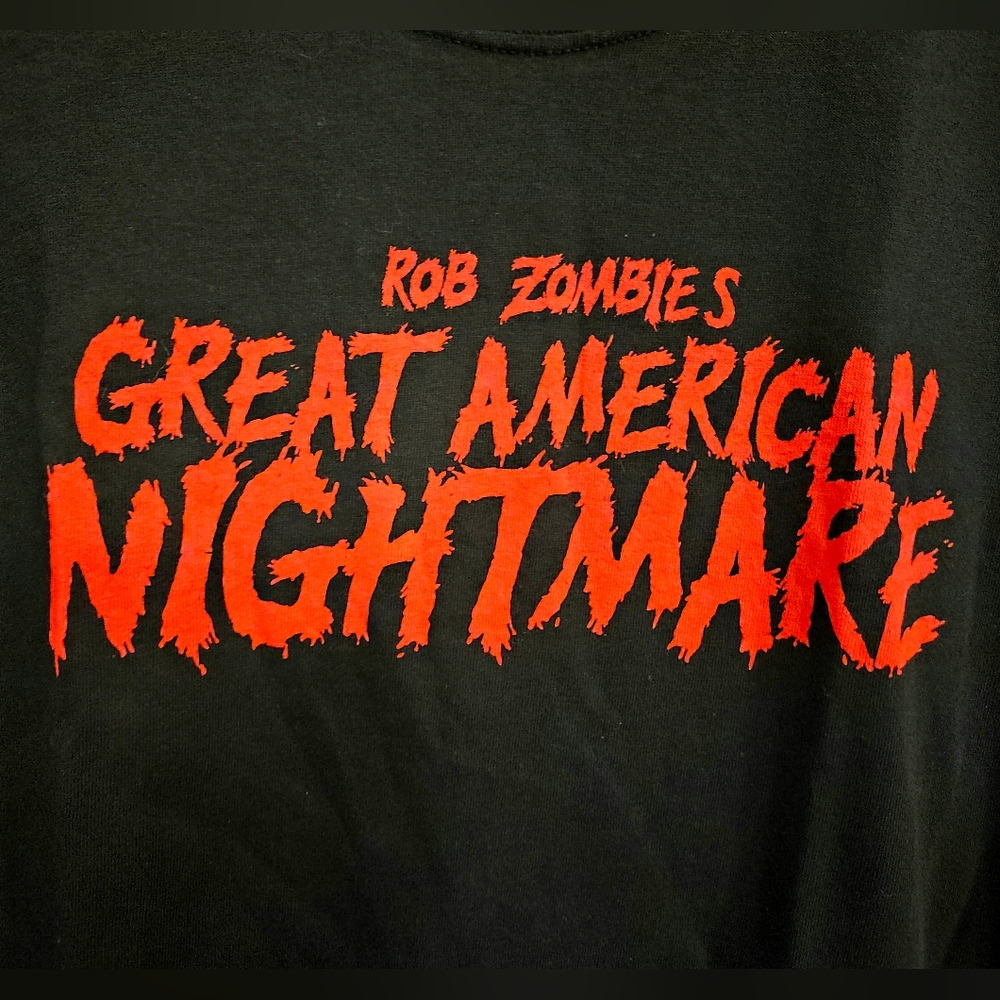 Rob Zombie's Great American Nightmare Black T-Shirt - Picture 2 of 7